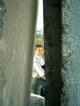 Abu Dis. Juste avant l'achèvement du mur